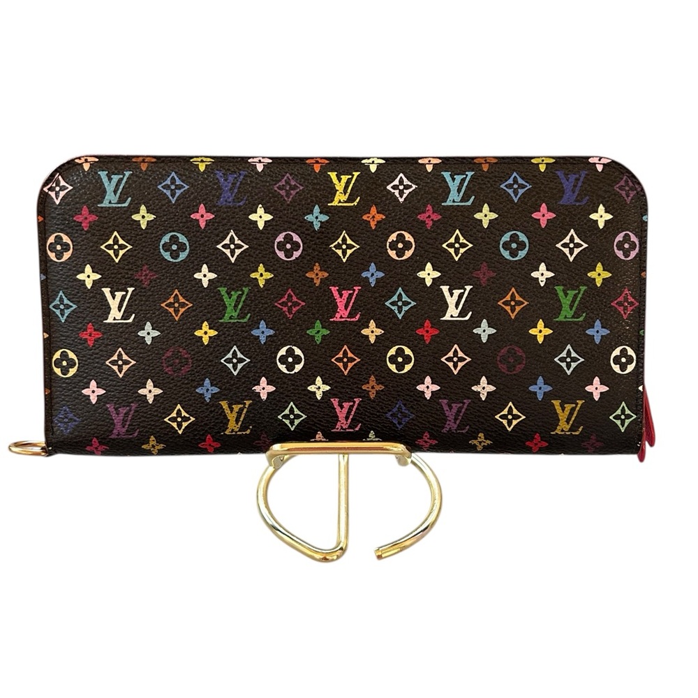 Louis Vuitton Murakami Multicolor Pink Interior Portefeuille Insolite Wallet EUC